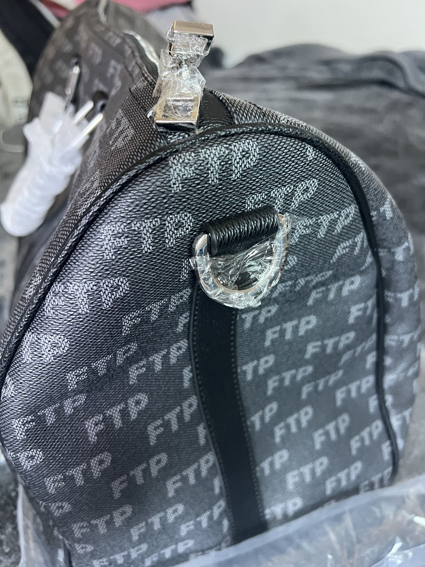 FTP Logo Repete Black Duffle Bag 