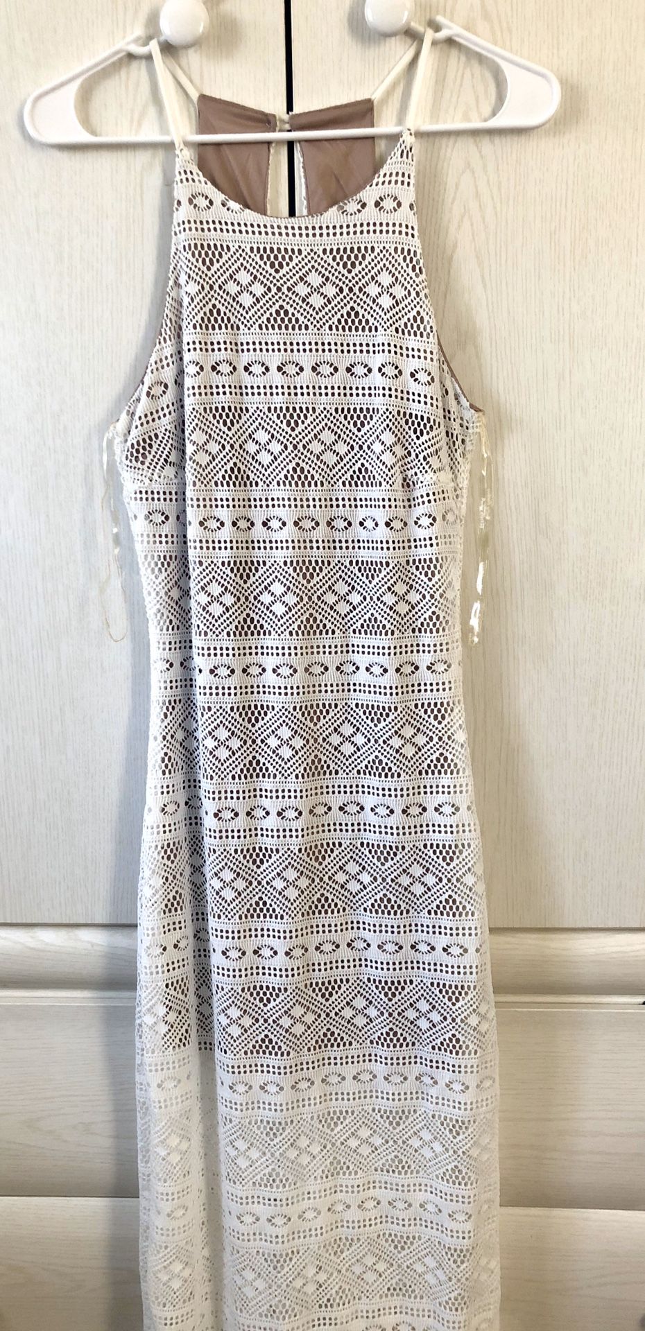 Lace Overlay Dress