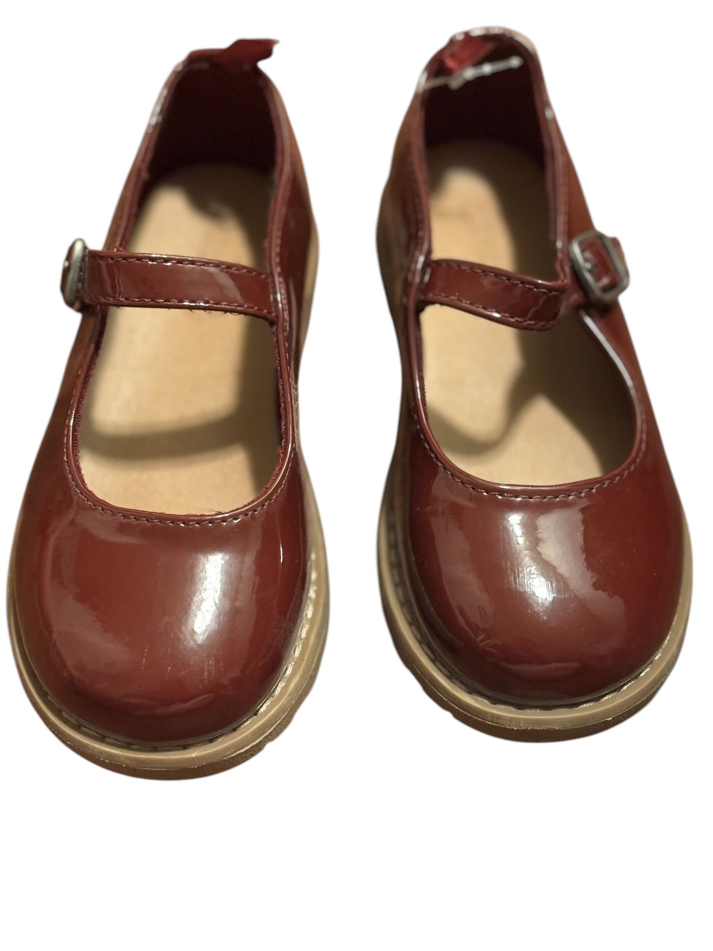 Classic Dressy Toddler Maroon Shoes