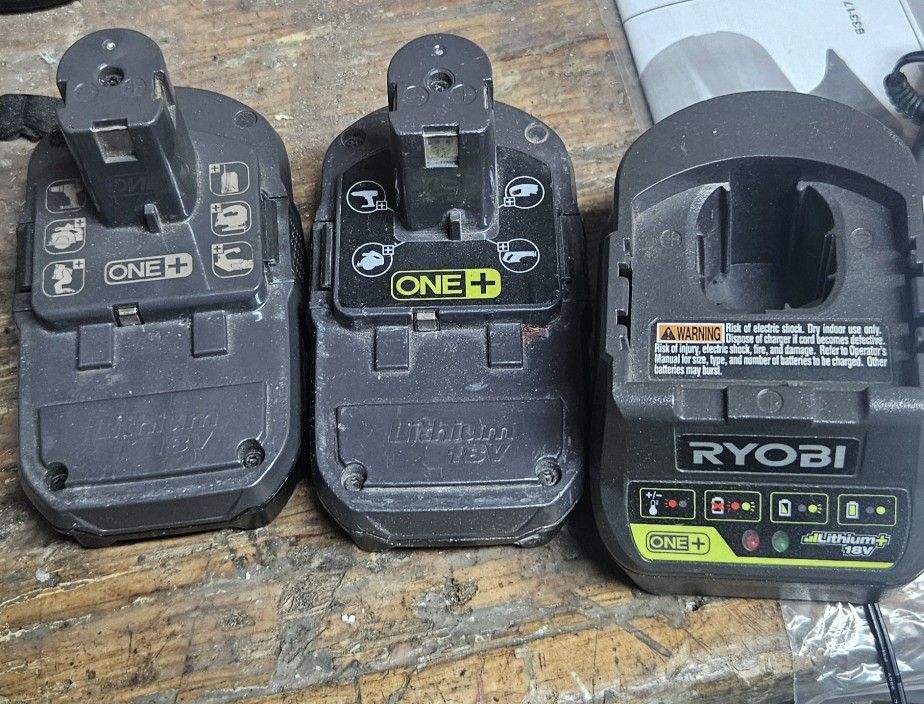 Ryobi Charger And Battery