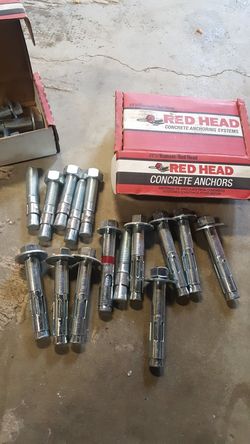Concret anchors