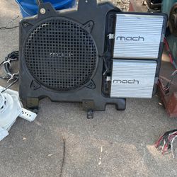 Mach 2 Amplifiers And One Subwoofer For Your Car