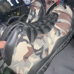 2019 Air Jordan 10 Retro 'Woodland Camo'