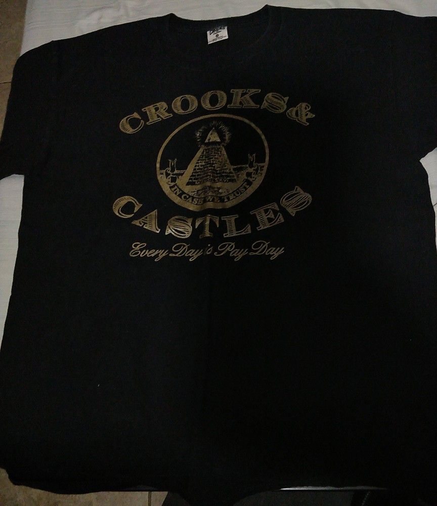Crooks & Castles T-shirt Black And Gold