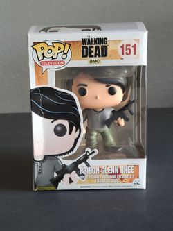 Funko Pop The Walking Dead Prison Glenn Rhee #151 Vaulted Vinyl  Figure