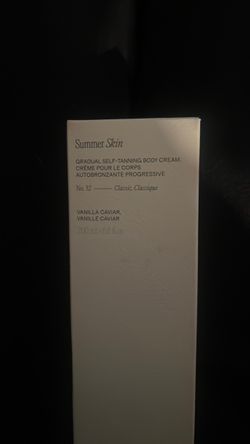 Tanning cream