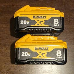 Dewalt 20v 8Ah Batteries