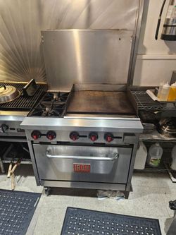 Iron Commercial Gas Stove see link