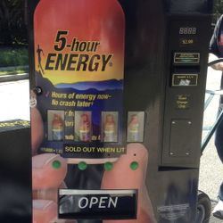 New 5 Hour Energy Shot Vending Machine