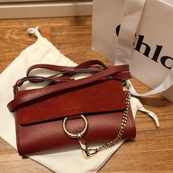 Chloe Suede Mini Faye Shoulder Bag