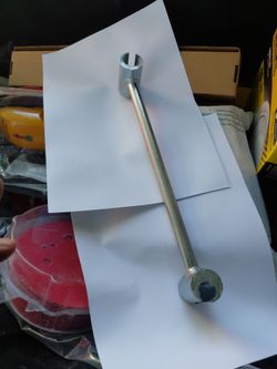 Metal Rod Tool with Socket End