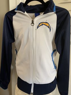 NFL Chargers white/Navy blue Women’s Reebok Polyester Jacket