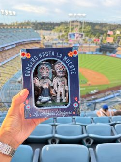 LA Dodgers dia de Los  Bobblehead Set