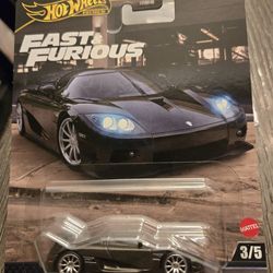 Hot Wheels Premium Fast and Furious  Black Koenigsegg CCXR