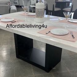 Genuine Marble Dining Table Brand New In Box