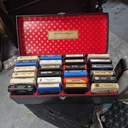 Classic Vintage Track Tapes With Case.  Make Me Offer 