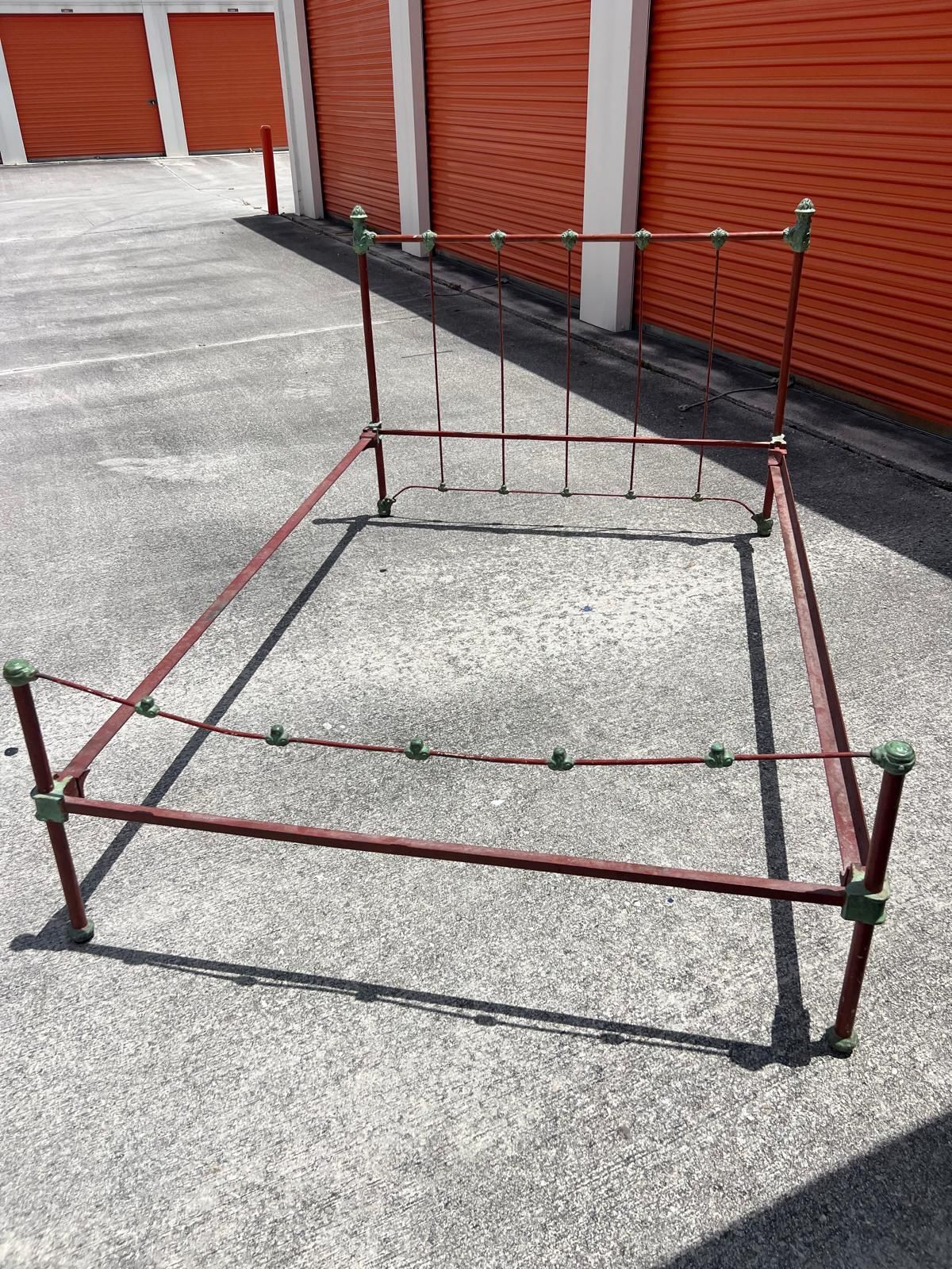 Full Size Antique Bed Bronze FREE Pick Up By Sunday! 