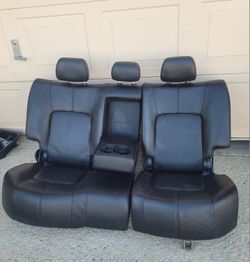 Rear Seat leather black full set NISSAN MURANO 2009-2014