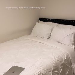 Black Velvet FULL SIZE BED FRAME