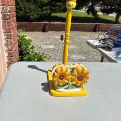 Sunflower Paper Towel And Napkin Holder 