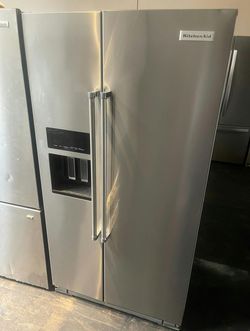 KitchenAid Side by Side Refrigerator Stainless Steel