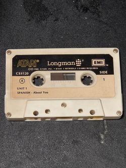 Atari Spainish lesson cassette