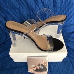 DreamPairs Black Heels