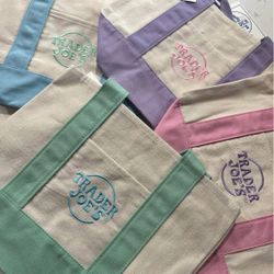 Trader Joe’s Mini Pastel Tote Bags