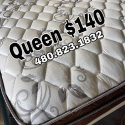 New QUEEN Pillow Top 