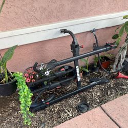Yakima HoldUp hitch mounted folding bike rack