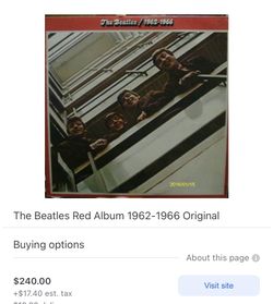 New blue and Red Beatles CD collection’s Make Offer