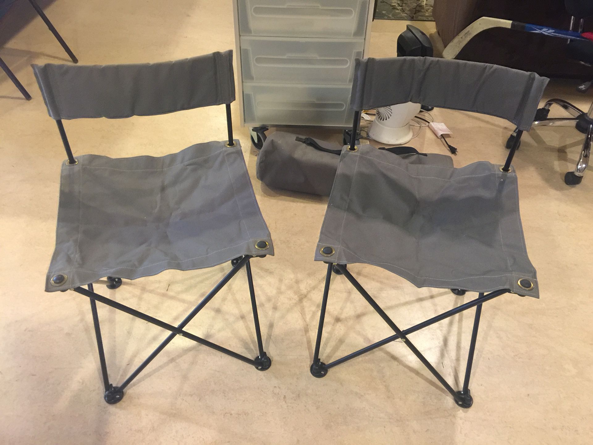 Set of two brand new camp chairs