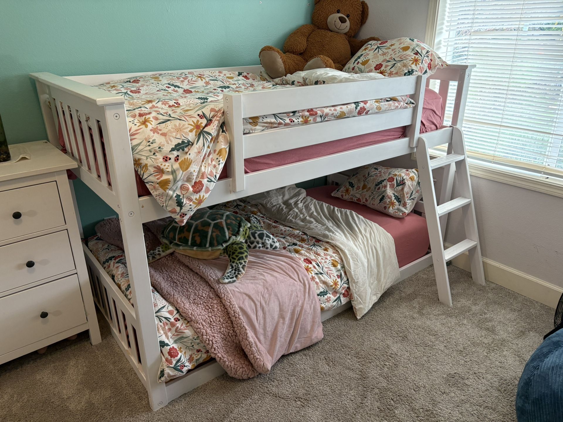 Wood Bunk Bed With Optional Slide