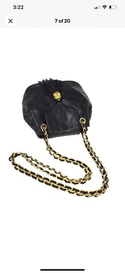 Chanel Small Matelasse Leather CC Logo Chain Bag