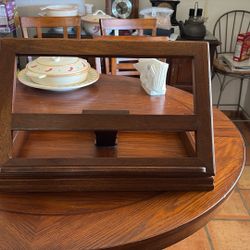 Book Or iPad Stand All Solid Wood