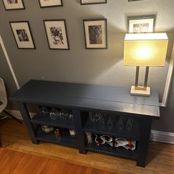 Large Wood Bar Or Tv Console