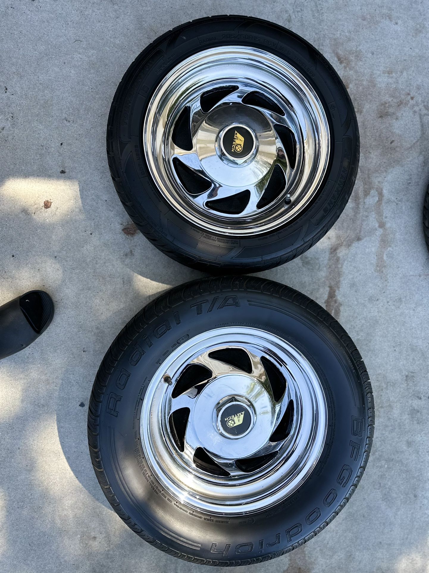 CLASSIC AMTECH RIMS R15 5 Lugs Universal   AMTECH RIMS 5 LUGS 