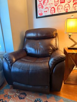New Leather Recliner