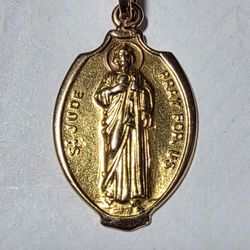 18K St Jude Religious Piece 2.16g