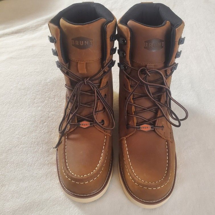 Brunt Work Boots. Men's 9.5