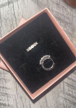 Silver Hoops New Never Worn