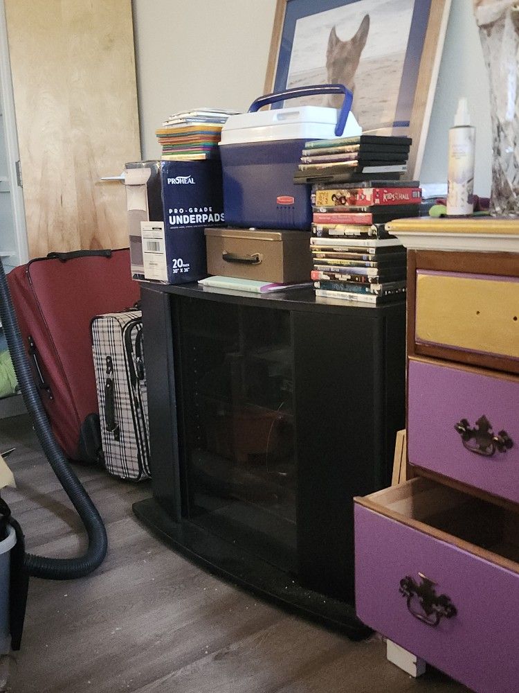Entertainment Center-black