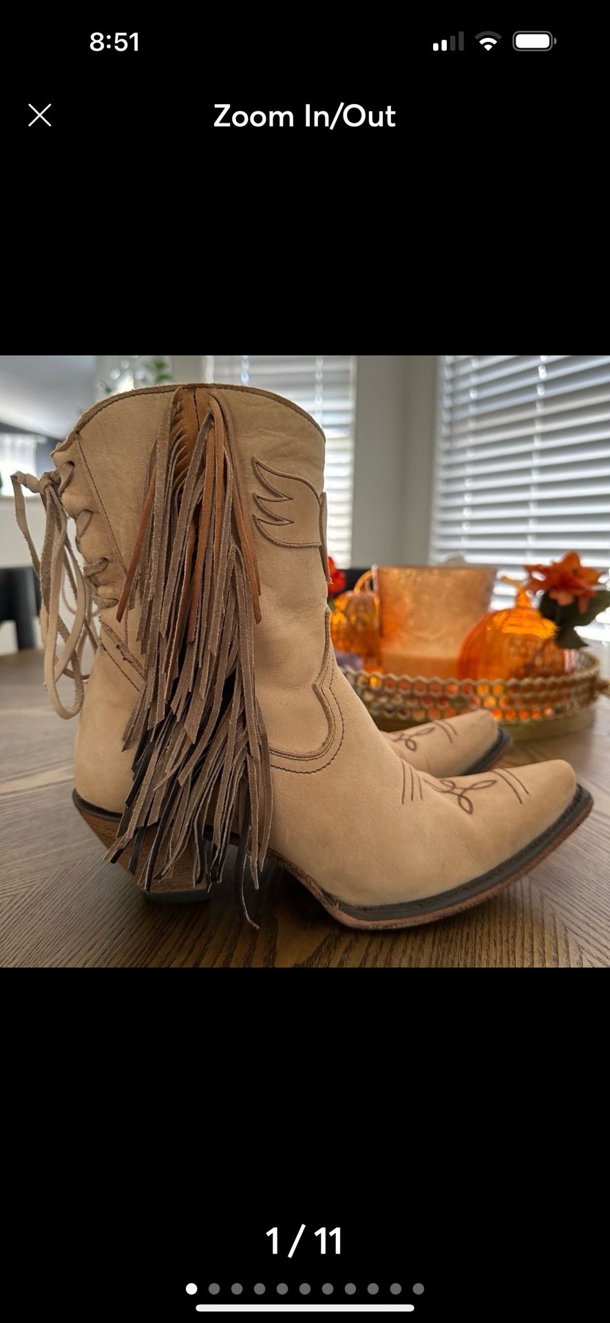 Junk Gypsy By Lane Fringe Boots