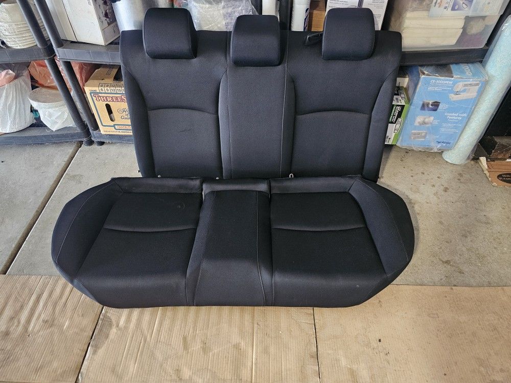 2016 CIVIC REAR SEAT BLACK