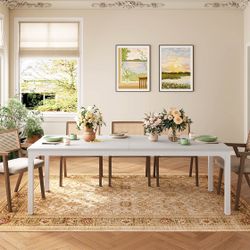 Rectangular Dining Tabl e, 78 inch Long Kitchen Ta ble