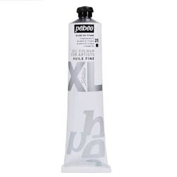 Pébéo - Fine Oil XL 200 ML - White Oil Painting - Titanium White Oil - Pébéo Oil Painting - Titanium White 200