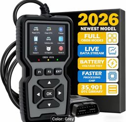 New OBD2 Diagnostic Tool, Automotive Fault Code Reader, with Reset Function, Supports Modes 6, 8 And I/M Preparation Test, Applicable to All OBDII Mod
