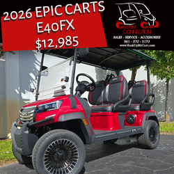 2026 EPIC E40FX GOLF CART STREET READY Lithium Battery 🔋