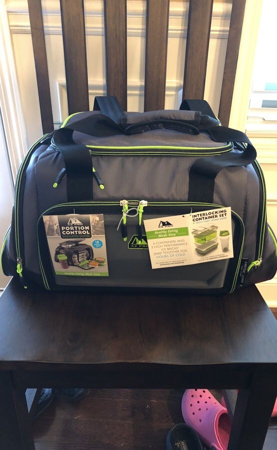 AZ PRO Portion Control insulated duffel 18 piece set for Sale in