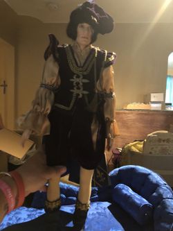 Collectible porcelain doll